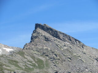 da sopra il Colle, bella vista su la Lex Blanche, con il Freduaz sullo sfondo