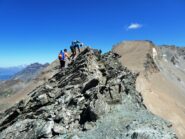 Arrivo sulla cima Leynir