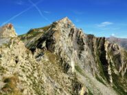 La crestina che dal colletto Balma porta al Gabel