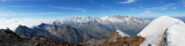 Panorama incredibile dalla cima del Weissmies