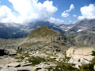 La Costa della Civetta vista dalla dorsale Sud-Ovest.