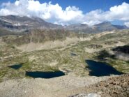 I Laghi della Civetta visti dalla Costa omonima.