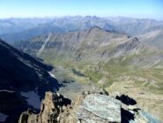 Dalla cima verso il Vallone di Vallanta.