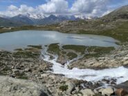 Il lago dei Seracchi dall'alto