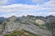 Pizzo Locciatenera (a sinistra) visto dal Pizzo D'Apteggia