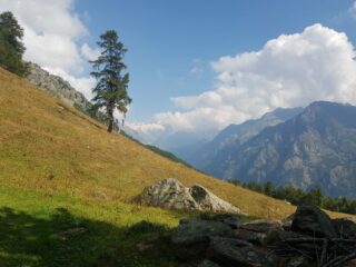 Vista sul Gruppo del Monte Rosa