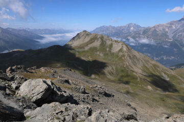 Sguardo indietro verso il Mont Froid