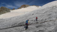 sul glacier du Pelvoux verso la cima..