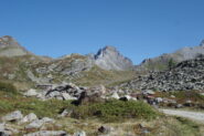 Vista della Becca di Tey in prossimità del Rifugio Chalet De L'Epèe