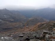 a centro foto i laghetti all'imbocco della Valle Straling, in fondo il Lago Gabiet