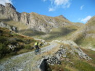 il bel percorso verso il bivio della Combe de Crèvecoeur 