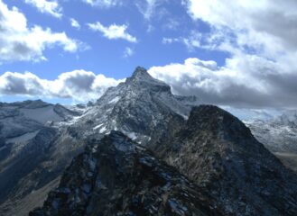 La cresta delle Cime di Seiva e la Punta Fourà