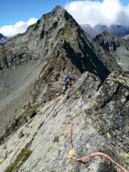 Il Mont Servin e prima piu' bassa la Barale..