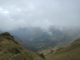 Valle di Ribordone  vista dal Colle Crest