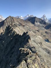 La cresta percorsa sino alla Cima di Balanselmo