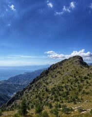 Punta Martin arrivando dal Monte Penello