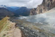 Morena vista salendo. In fondo, piccolissimi, gli alpeggi di Pian di Verra inf.