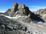 All'inizio della dorsale, poco prima del passo della Portiola