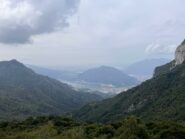 panorama su Lecco e sul lago