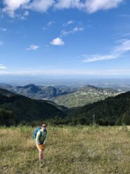 La pianura e il monregalese dal Monte Alpet