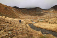 Si abbandona la strada verso il rifugio