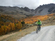 sullo sfondo gli Chalets de l'Alp