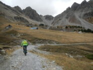 in discesa dagli Chalets de l'Alp