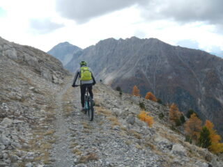 sulla dorsale verso il bunker che domina il Col des Ayes