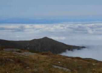 Cima della Pigna sopra le nuvole