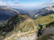 da Passo del Duca  vista sul fondo valle