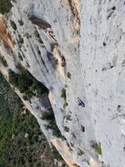 Fotografati sul primo tiro di 7b