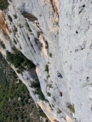 Fotografati sul primo tiro di 7b