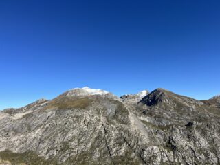 Spruzzata di neve sulla Punta Marguareis 