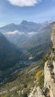 Panorama dalla cengia alla base di Grave Digger