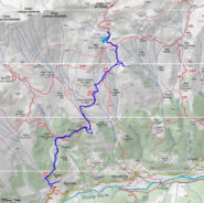 mappa fraternali e traccia gps