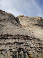 Le splendide concrezioni quarzitiche su cui parte Pellegrinaggio