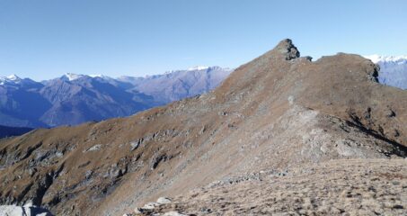 Punta Rocca Nera vista da Punta della Gavia