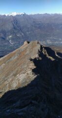 La cresta dalla Punta Rocca Nera