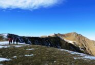 All'altezza del passo della Magnana, con il Grum sulla destra