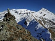 Verso Breithorn e Gran Sometta. 