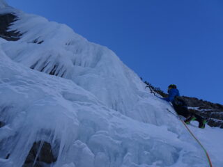 Parte ripida di L2 (foto mgulliver)