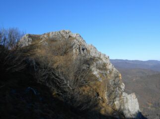 In arrivo alla Rocca Barbena