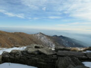 Cresta percorsa dall'Alpe Vaccarezza