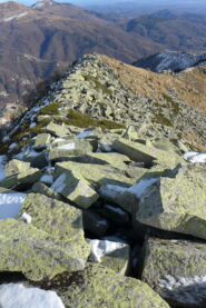 Pietraia finale della Cima Tressone