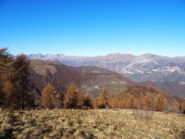 Scorcio panoramico lungo la dorsale dopo il colle steuna