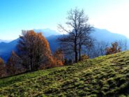 Al ritorno, poco a monte di Mornico, con il Grignone sullo sfondo.