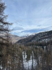 Visione del monte Fraiteve. Non c’é neve! 