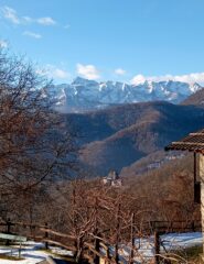 vista su Alpi marittime 