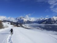 Verso il Rifugio Chaligne.