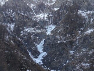 La cascata dal ponte dei Plans